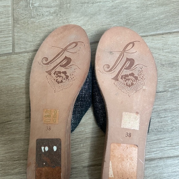NWT Free People Daybird Slide Mini Wedge Sandals Shoes - Picture 4 of 5